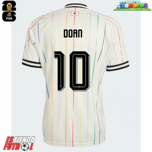Japón Ritsu Doan #10 Segunda Equipación Mundial 2026 Manga Corta
